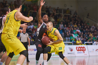 26. kolo Eurovia SBL: BK Levickí Patrioti - BC Prievidza 73:90 (foto: Lukáš Droppan)