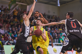 26. kolo Eurovia SBL: BK Levickí Patrioti - BC Prievidza 73:90 (foto: Lukáš Droppan)