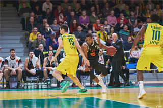 26. kolo Eurovia SBL: BK Levickí Patrioti - BC Prievidza 73:90 (foto: Lukáš Droppan)