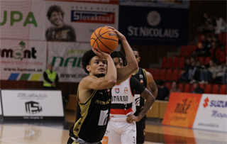 24. Kolo Niké SBL: BC Prievidza - BC Komárno 86:71 (foto: Ladislav Szibilla)	