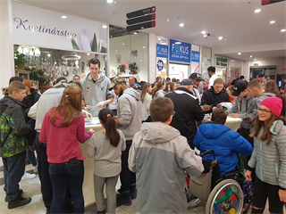 Autogramiáda BC Prievidza v OC Korzo