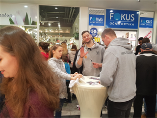 Autogramiáda BC Prievidza v OC Korzo