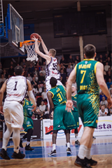 35. kolo Eurovia SBL: BC Prievidza - BK Levickí Patrioti 85:75 (foto: Vladimír Králik)