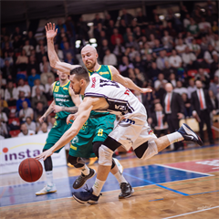 35. kolo Eurovia SBL: BC Prievidza - BK Levickí Patrioti 85:75 (foto: Vladimír Králik)