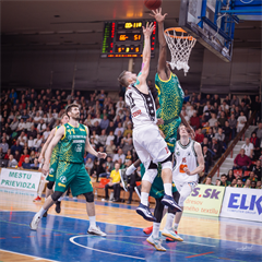 35. kolo Eurovia SBL: BC Prievidza - BK Levickí Patrioti 85:75 (foto: Vladimír Králik)