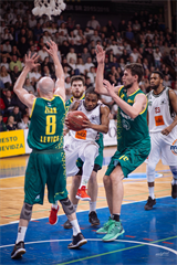35. kolo Eurovia SBL: BC Prievidza - BK Levickí Patrioti 85:75 (foto: Vladimír Králik)