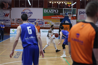 36. kolo Eurovia SBL: BC Prievidza - VŠEMvs Karlovka Bratislava 78:65 (foto:  Samuel Alexander Petráš)