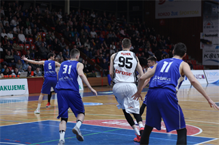 36. kolo Eurovia SBL: BC Prievidza - VŠEMvs Karlovka Bratislava 78:65 (foto:  Samuel Alexander Petráš)