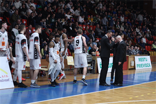 36. kolo Eurovia SBL: BC Prievidza - VŠEMvs Karlovka Bratislava 78:65 (foto:  Samuel Alexander Petráš)