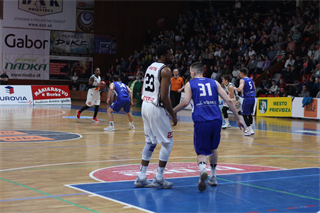 36. kolo Eurovia SBL: BC Prievidza - VŠEMvs Karlovka Bratislava 78:65 (foto:  Samuel Alexander Petráš)