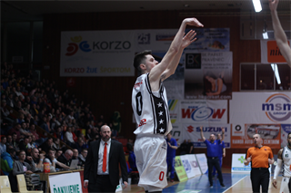 36. kolo Eurovia SBL: BC Prievidza - VŠEMvs Karlovka Bratislava 78:65 (foto:  Samuel Alexander Petráš)
