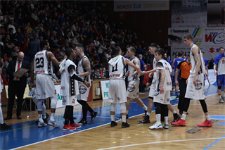 36. kolo Eurovia SBL: BC Prievidza - VŠEMvs Karlovka Bratislava 78:65 (foto:  Samuel Alexander Petráš)