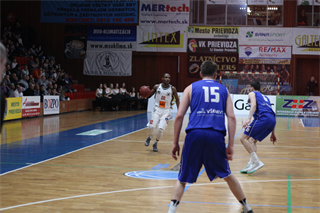 36. kolo Eurovia SBL: BC Prievidza - VŠEMvs Karlovka Bratislava 78:65 (foto:  Samuel Alexander Petráš)