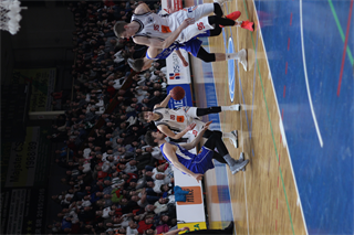 36. kolo Eurovia SBL: BC Prievidza - VŠEMvs Karlovka Bratislava 78:65 (foto:  Samuel Alexander Petráš)