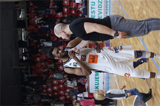 36. kolo Eurovia SBL: BC Prievidza - VŠEMvs Karlovka Bratislava 78:65 (foto:  Samuel Alexander Petráš)