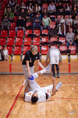 1. zápas play off Eurovia SBL: BC Prievidza - MBK Rieker Com-Therm Komárno 71:78 (foto: Vladimír Králik)