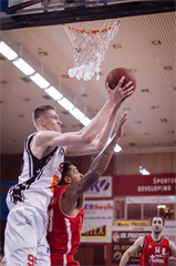 1. zápas play off Eurovia SBL: BC Prievidza - MBK Rieker Com-Therm Komárno 71:78 (foto: Vladimír Králik)