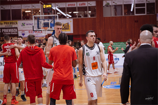 1. zápas play off Eurovia SBL: BC Prievidza - MBK Rieker Com-Therm Komárno 71:78 (foto: Vladimír Králik)