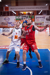 3. zápas play off Eurovia SBL: BC Prievidza - MBK Rieker Com-Therm Komárno 74:80 (foto: Vladimír Králik)