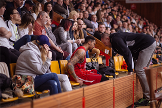 3. zápas play off Eurovia SBL: BC Prievidza - MBK Rieker Com-Therm Komárno 74:80 (foto: Vladimír Králik)