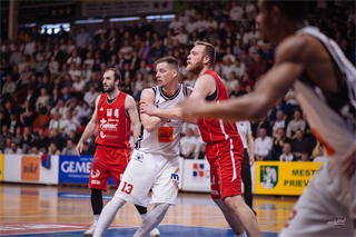 3. zápas play off Eurovia SBL: BC Prievidza - MBK Rieker Com-Therm Komárno 74:80 (foto: Vladimír Králik)