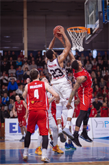 3. zápas play off Eurovia SBL: BC Prievidza - MBK Rieker Com-Therm Komárno 74:80 (foto: Vladimír Králik)