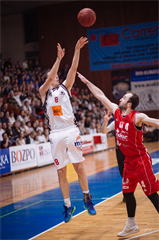 3. zápas play off Eurovia SBL: BC Prievidza - MBK Rieker Com-Therm Komárno 74:80 (foto: Vladimír Králik)