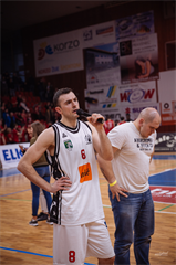 3. zápas play off Eurovia SBL: BC Prievidza - MBK Rieker Com-Therm Komárno 74:80 (foto: Vladimír Králik)