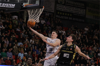 29. Kolo Niké SBL: BC Prievidza - Spišskí Rytieri 77:71 (foto: Ladislav Szibilla)	