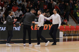 31. Kolo Niké SBL - BC Prievidza : Patrioti Levice 80:71 (foto: Ladislav Szibilla)	