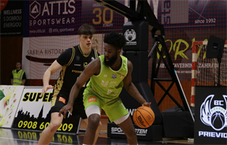 36. Kolo Niké SBL: BC Prievidza - Slávia SPU Nitra 106:68 (foto: Ladislav Szibilla)	