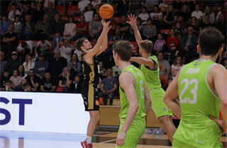 36. Kolo Niké SBL: BC Prievidza - Slávia SPU Nitra 106:68 (foto: Ladislav Szibilla)	