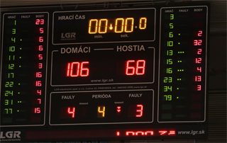 36. Kolo Niké SBL: BC Prievidza - Slávia SPU Nitra 106:68 (foto: Ladislav Szibilla)	