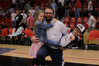 1. zápas štvrťfinále Niké SBL: BC Prievidza - Inter Bratislava 88:84 (foto: Ladislav Szibilla)	