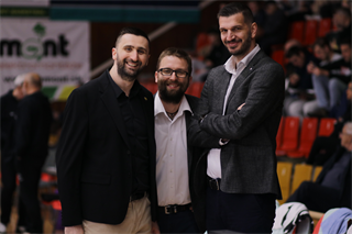 3. zápas štvrťfinále Niké SBL: BC Prievidza - Inter Bratislava 79:69 (foto: Ladislav Szibilla)	