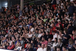 3. zápas štvrťfinále Niké SBL: BC Prievidza - Inter Bratislava 79:69 (foto: Ladislav Szibilla)	