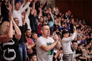 3. štvrťfinále Niké SBL: BC Prievidza - Inter Bratislava 79:69 (foto: Vladimír Králik)	
