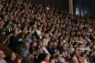 5. zápas štvrťfinále Niké SBL: BC Prievidza - Inter Bratislava 79:78 (foto: Ladislav Szibilla)	