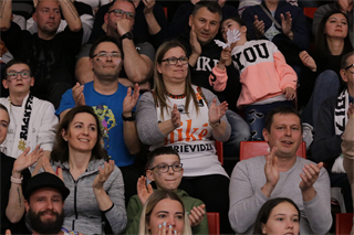5. zápas štvrťfinále Niké SBL: BC Prievidza - Inter Bratislava 79:78 (foto: Ladislav Szibilla)	