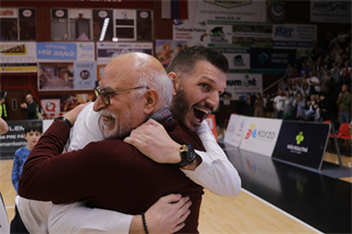5. zápas štvrťfinále Niké SBL: BC Prievidza - Inter Bratislava 79:78 (foto: Ladislav Szibilla)	