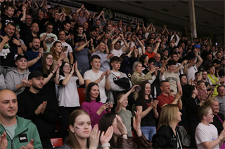 5. zápas štvrťfinále Niké SBL: BC Prievidza - Inter Bratislava 79:78 (foto: Ladislav Szibilla)	