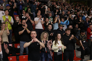 5. zápas štvrťfinále Niké SBL: BC Prievidza - Inter Bratislava 79:78 (foto: Ladislav Szibilla)	