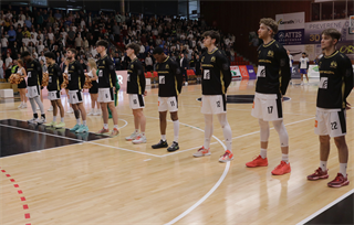 1. zápas semifinále Niké SBL: BC Prievidza - Spišskí Rytieri 81:83 (foto: Ladislav Szibilla)	