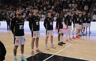 1. zápas semifinále Niké SBL: BC Prievidza - Spišskí Rytieri 81:83 (foto: Ladislav Szibilla)	