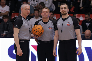 1. zápas semifinále Niké SBL: BC Prievidza - Spišskí Rytieri 81:83 (foto: Ladislav Szibilla)	