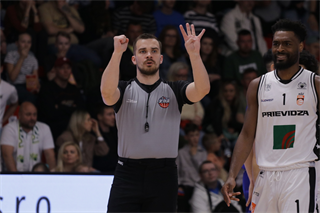 1. zápas semifinále Niké SBL: BC Prievidza - Spišskí Rytieri 81:83 (foto: Ladislav Szibilla)	