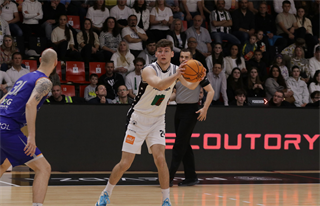 1. zápas semifinále Niké SBL: BC Prievidza - Spišskí Rytieri 81:83 (foto: Ladislav Szibilla)	