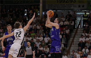 1. zápas semifinále Niké SBL: BC Prievidza - Spišskí Rytieri 81:83 (foto: Ladislav Szibilla)	