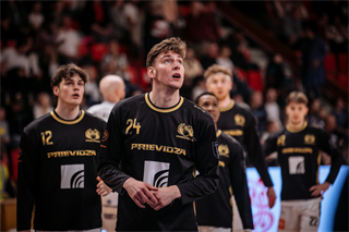 1. semifinále Niké SBL: BC Prievidza - Spišskí Rytieri 81:83 (foto: Vladimír Králik)	