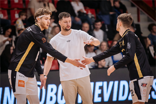 1. semifinále Niké SBL: BC Prievidza - Spišskí Rytieri 81:83 (foto: Vladimír Králik)	